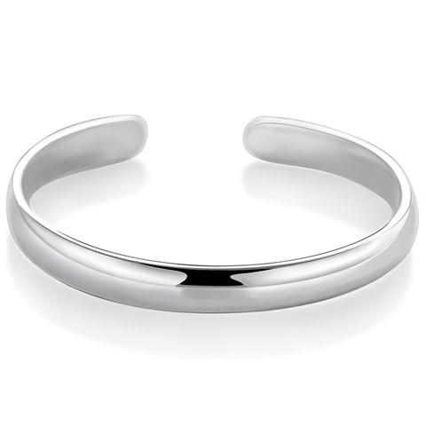 Women's Fashionable 999 Sterling Silver Cuff Bracelet