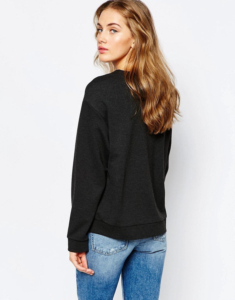 Pull&Bear Jersey Tie Side Sweat